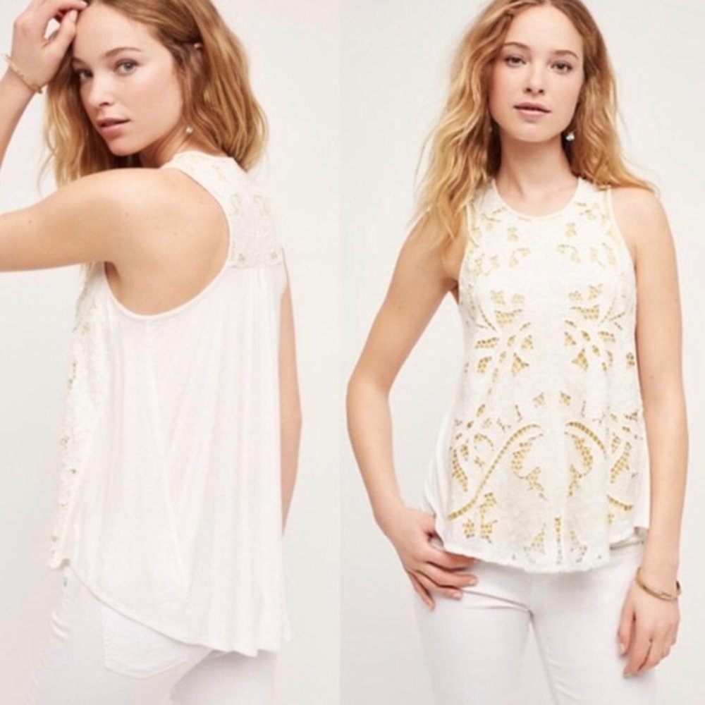 Anthropologie | Akemi + Kin Filigree Lace Tank